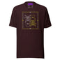 Atomic Skull T-Shirt - Oxblood Black / S - T-Shirts