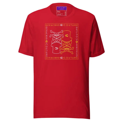 Atomic Skull T-Shirt - Red / S - T-Shirts