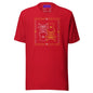 Atomic Skull T-Shirt - Red / S - T-Shirts