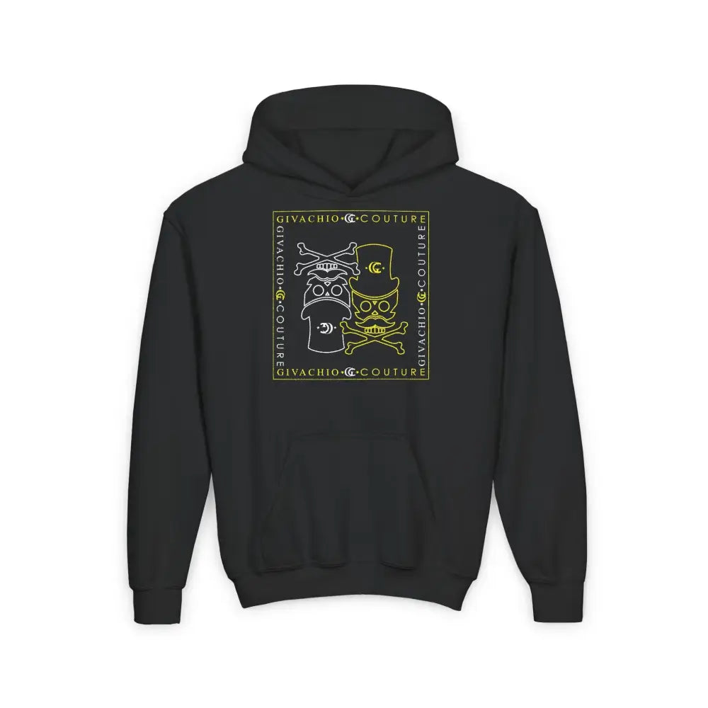 Atomic Skull Youth Hoodie - S / Black - Kids clothes