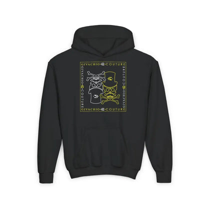 Atomic Skull Youth Hoodie - S / Black - Kids clothes