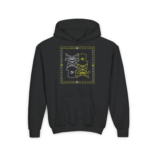 Atomic Skull Youth Hoodie - S / Black - Kids clothes