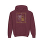 Atomic Skull Youth Hoodie - S / Maroon - Kids clothes