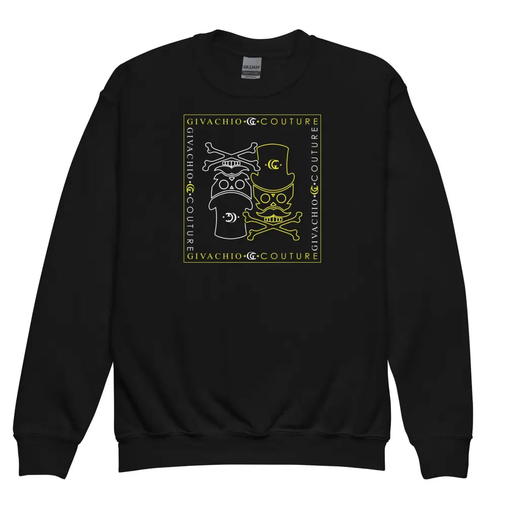 Atomic Skull Youth Sweatshirt - Black / XS