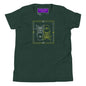 Atomic Skull Youth T-Shirt - Heather Forest / S