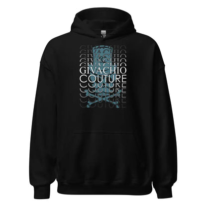 Black Casual Skull knot Hoodie - S