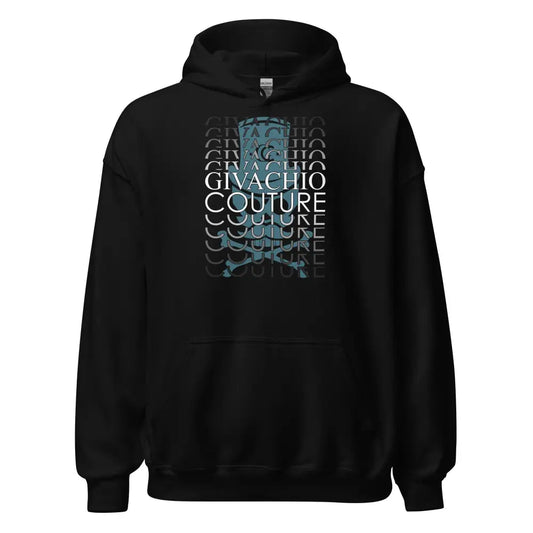 Black Casual Skull knot Hoodie - S