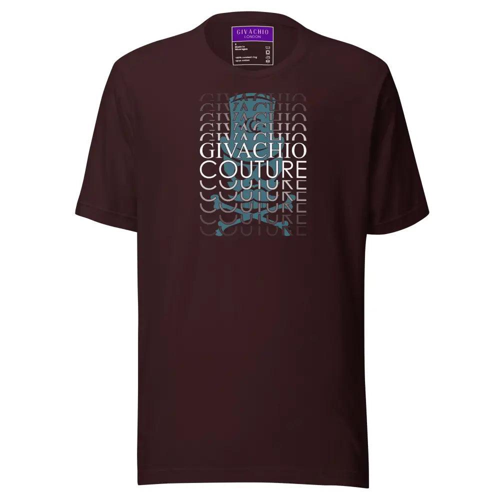 Black Casual Skull knot T-Shirt - Oxblood / S - T-Shirts