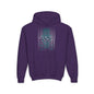 Black Casual Skull knot Youth Hoodie - S / Purple - Kids clothes