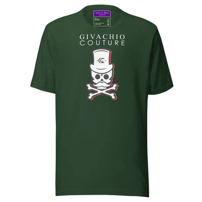 Black Cherry Skull T-Shirt - Forest / S - T-Shirts