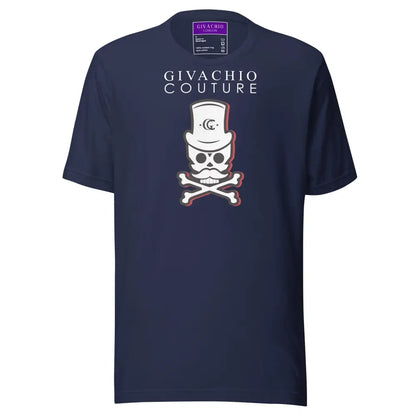Black Cherry Skull T-Shirt - Navy / S - T-Shirts