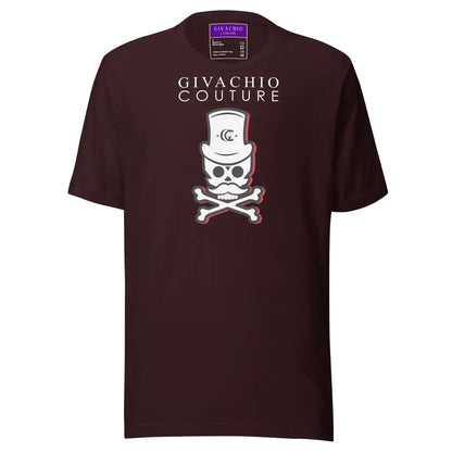 Black Cherry Skull T-Shirt - Oxblood / S - T-Shirts