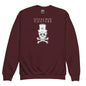 Black Cherry Skull Youth Sweatshirt - Maroon / XS