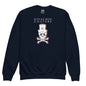 Black Cherry Skull Youth Sweatshirt - Navy / XS