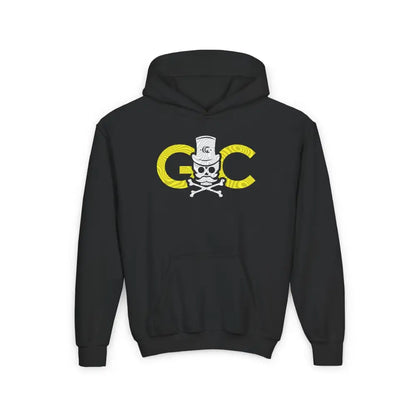 Black GC Skull Treasure Youth Hoodie - S / Kids clothes