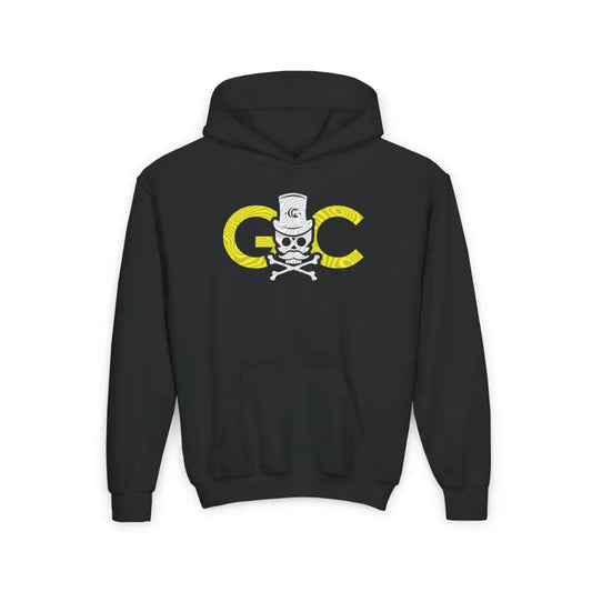 Black GC Skull Treasure Youth Hoodie - S / Kids clothes
