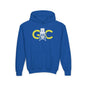 Black GC Skull Treasure Youth Hoodie - S / Royal - Kids clothes