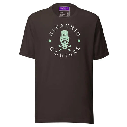 Black Glory Skull T-Shirt - Brown / S - T-Shirts
