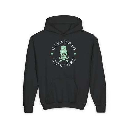 Black Glory Skull Youth Hoodie - S / Kids clothes