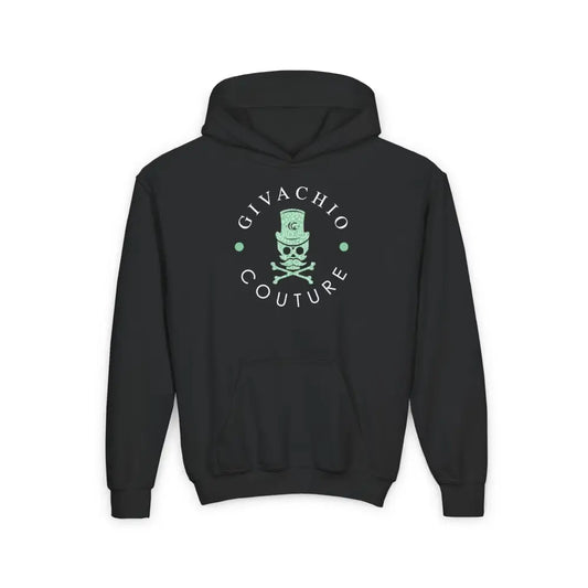 Black Glory Skull Youth Hoodie - S / Kids clothes