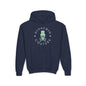 Black Glory Skull Youth Hoodie - S / Navy - Kids clothes