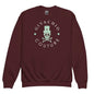 Black Glory Skull Youth Sweatshirt - Maroon / XS