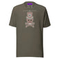 Bone Pink Skull T-Shirt - Army / S - T-Shirts