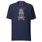 Bone Pink Skull T-Shirt - Navy / S - T-Shirts