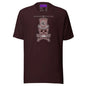 Bone Pink Skull T-Shirt - Oxblood Black / S - T-Shirts
