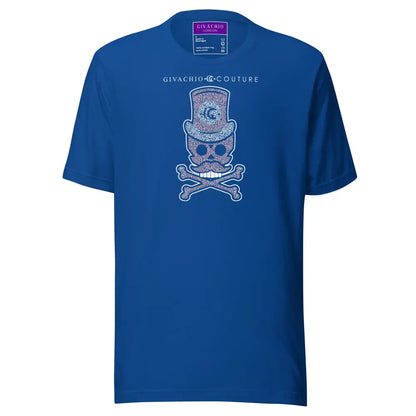 Bone Pink Skull T-Shirt - True Royal / S - T-Shirts