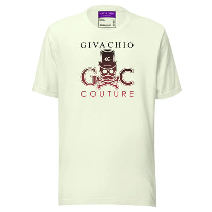 Crimson Hues Skull T-Shirt - Citron / S - T-Shirts