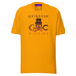 Crimson Hues Skull T-Shirt - Gold / S - T-Shirts