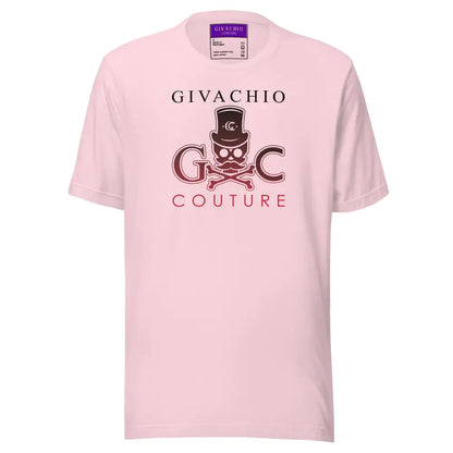 Crimson Hues Skull T-Shirt - Soft Pink / S - T-Shirts