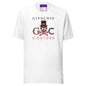 Crimson Hues Skull T-Shirt - White / S - T-Shirts