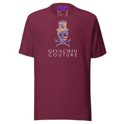 Dab Skull T-Shirt - Maroon / S - T-Shirts
