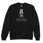 Dab Skull Youth Sweatshirt - Black / XS