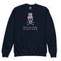 Dab Skull Youth Sweatshirt - Navy / XS
