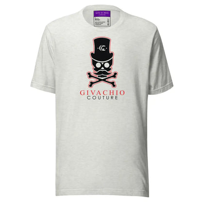 Deep Black Skull T-Shirt - Ash / S - T-Shirts