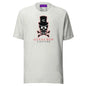 Deep Black Skull T-Shirt - Ash / S - T-Shirts