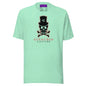 Deep Black Skull T-Shirt - Heather Mint / S - T-Shirts