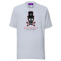 Deep Black Skull T-Shirt - Light Blue / S - T-Shirts