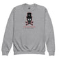Deep Black Skull Youth Sweatshirt - Sport Grey / XS