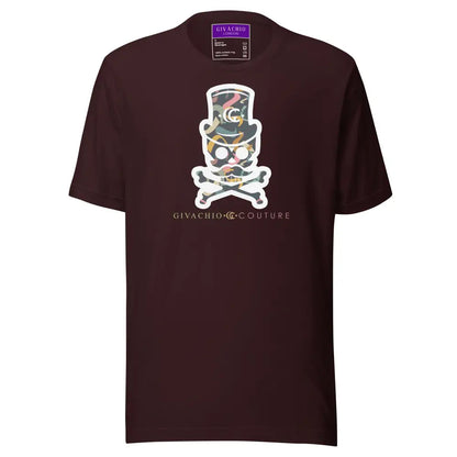 Dizblast Skull T shirt - Oxblood Black / S - T-Shirts