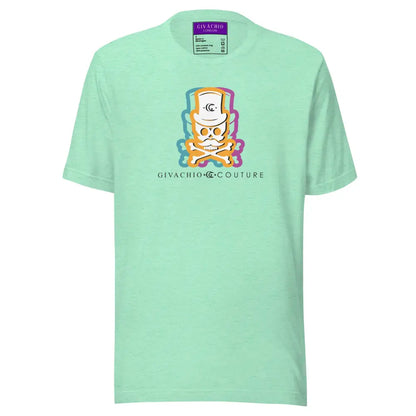 Facit Skull T-Shirt - Heather Mint / S - T-Shirts