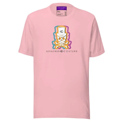 Facit Skull T-Shirt - Pink / S - T-Shirts