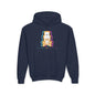 Facit Skull Youth Hoodie - S / Navy - Kids clothes