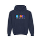 FleX GL Youth Hoodie - S / Navy - Kids clothes