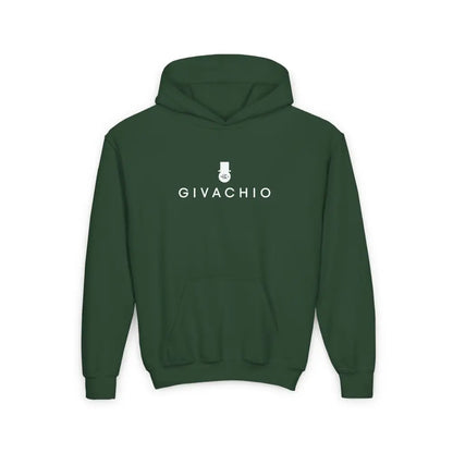 G Hat Man Youth Hoodie - S / Forest Green - Kids clothes