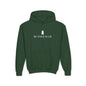 G Hat Man Youth Hoodie - S / Forest Green - Kids clothes