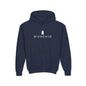 G Hat Man Youth Hoodie - S / Navy - Kids clothes